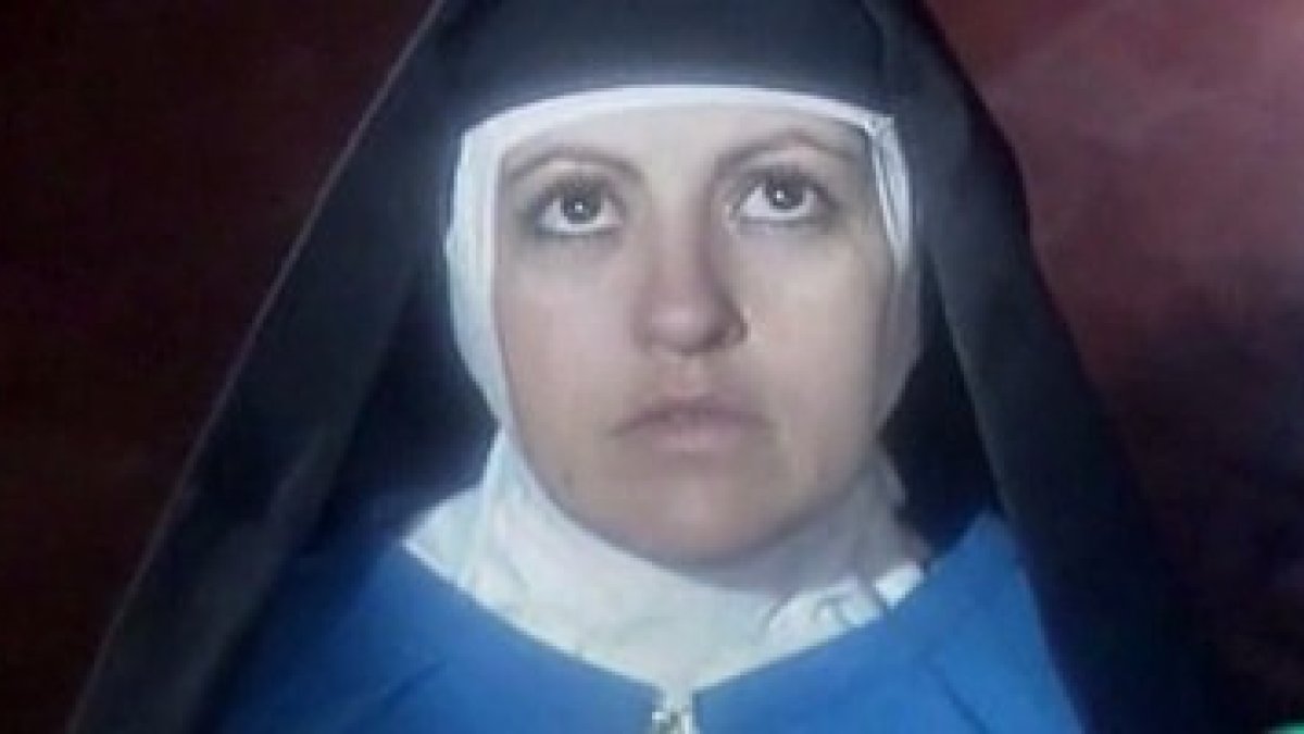 La Dama Azul, en la caracterización del documental que le dedicó RTVE.