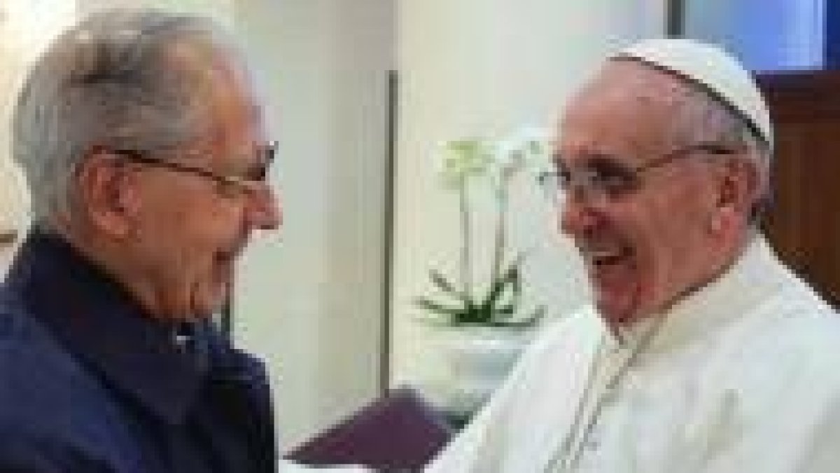 Francisco y el padre Nicolás, general de los jesuitas