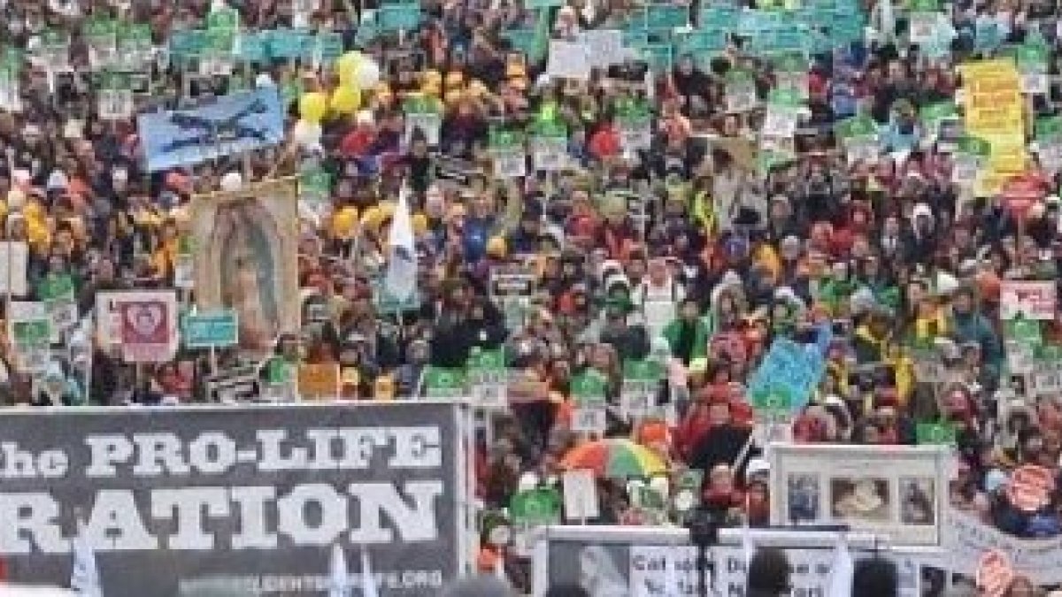 Manifestación provida en Estados Unidos