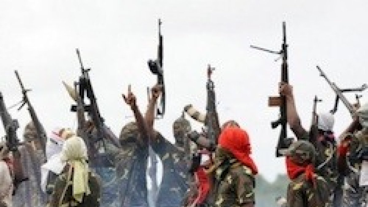 Terroristas de Boko Haram en Nigeria