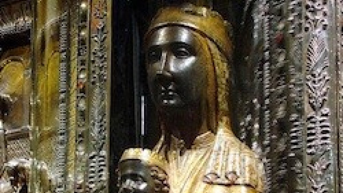 Imagen de la Moreneta, la Virgen de Montserrat