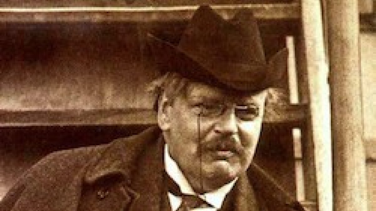 Gilbert Keith Chesterton.
