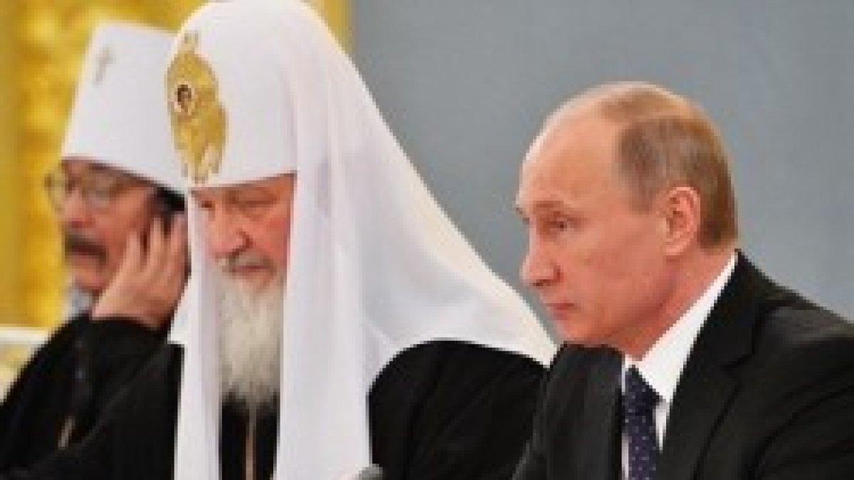 Vladimir Putin, el Patriarca Kiril y otros jerarcas ortodoxos