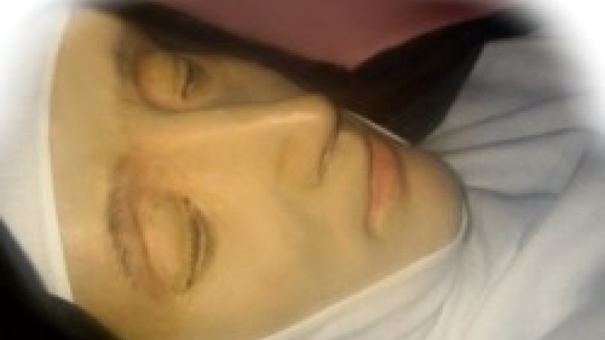 Mascarilla de cera sobre el cuerpo de Santa Ángela de Foligno, en la ciudad del mismo nombre