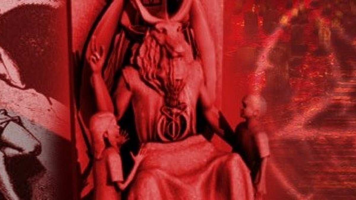 Consideran que esta estatua del demonio baphomet es significativa de sus valores