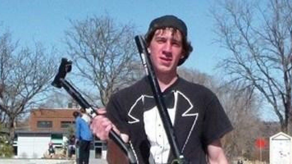 El joven norteamericano milagrado Luke Burgie