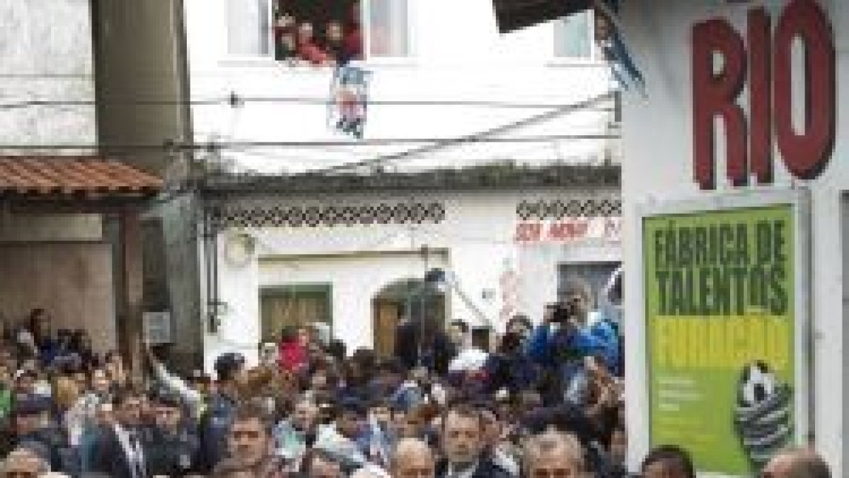 El Papa, en las favelas de Rio de Janeiro, en julio, denunció la injusta miseria