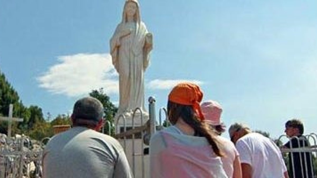 Una de las imágenes que se venera en Medjugorje