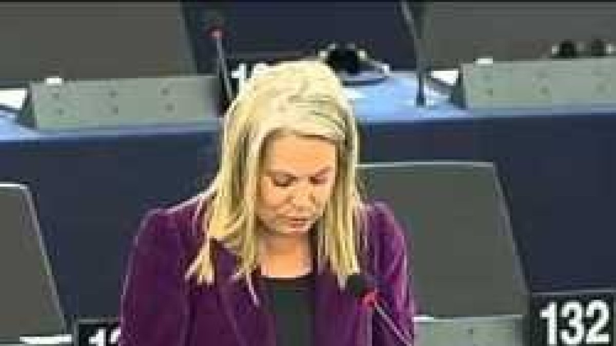 La eurodiputada socialista y abortista radical Edite Estrela, cuya propuesta ha sido rechazada por el pleno del Europarlamento