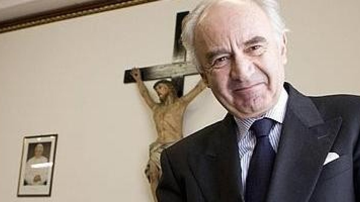 Ettore Gotti Tedeschi en una foto de 2010, antes de que empezaran las acusaciones que se han visto falsas