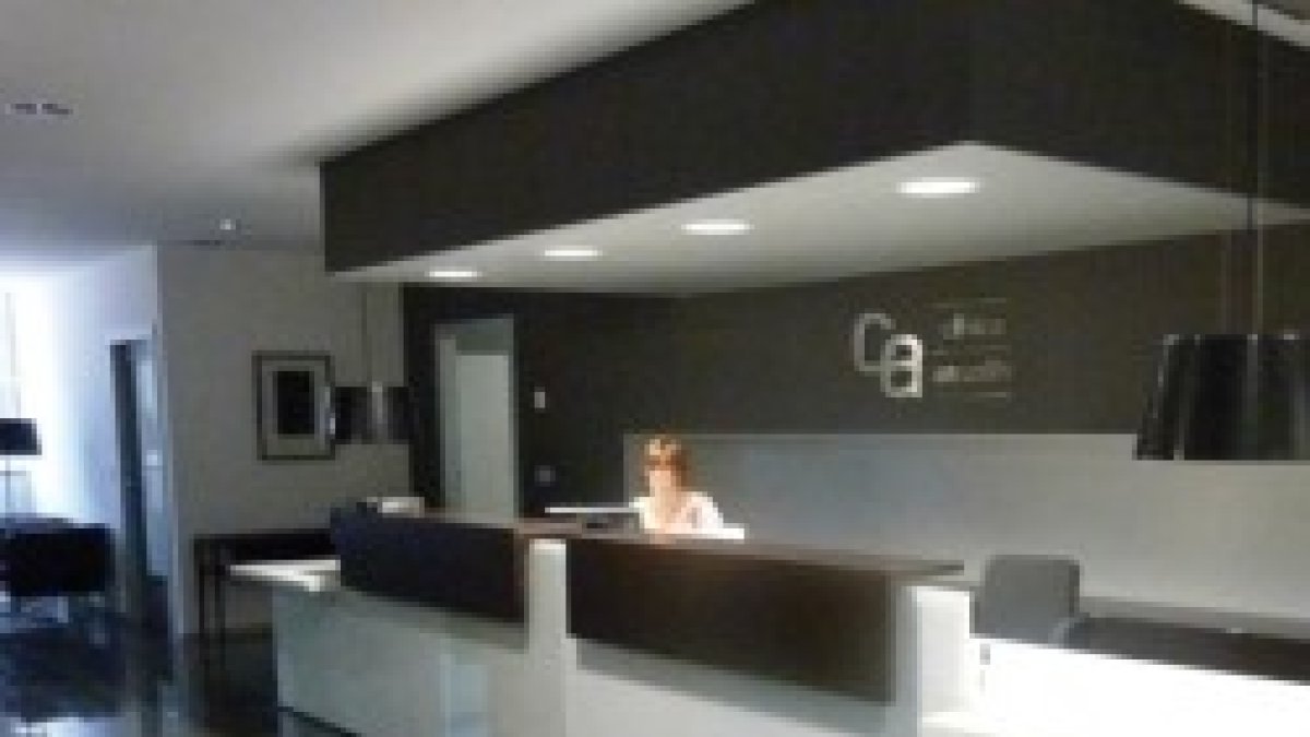 Recepción de la clínica abortista Ansoain, que en 2013 practicó casi 800 abortos