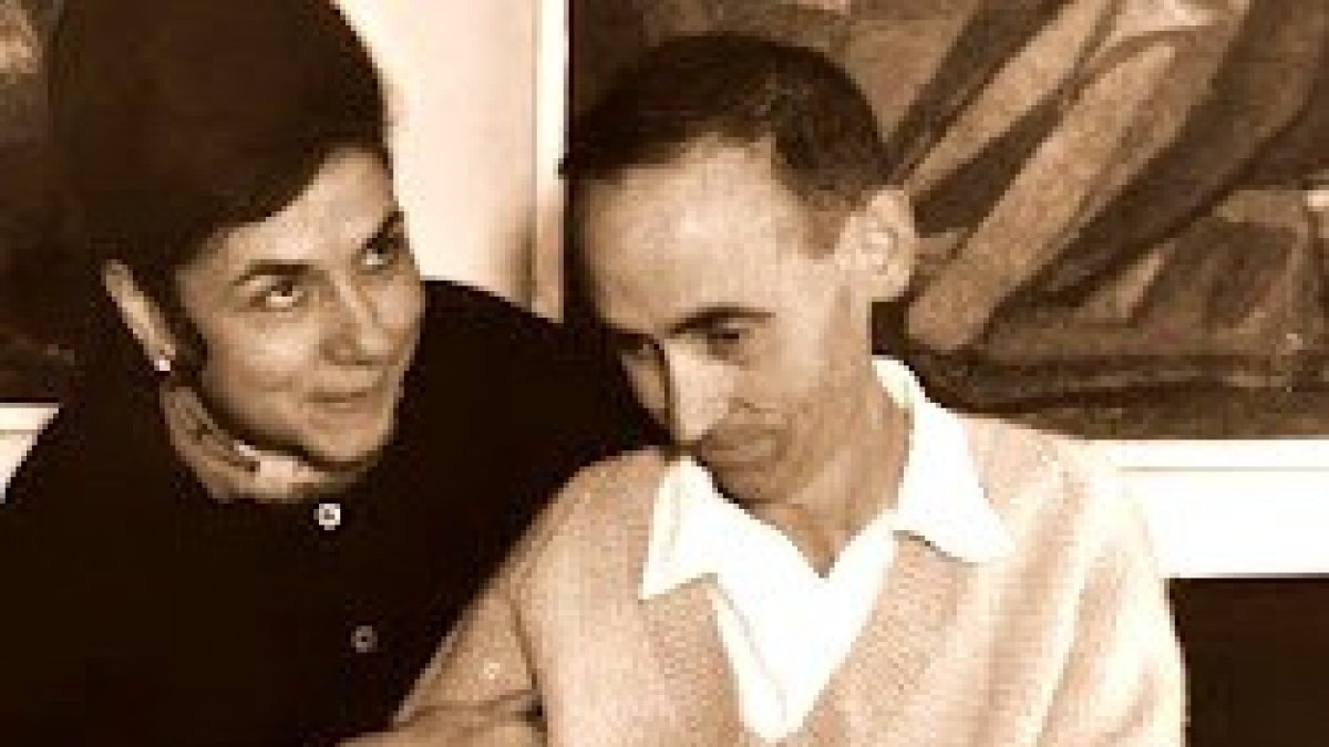 Lucy y Lolo, es decir, el beato Manuel Lozano y su hermana y cuidadora Lucía