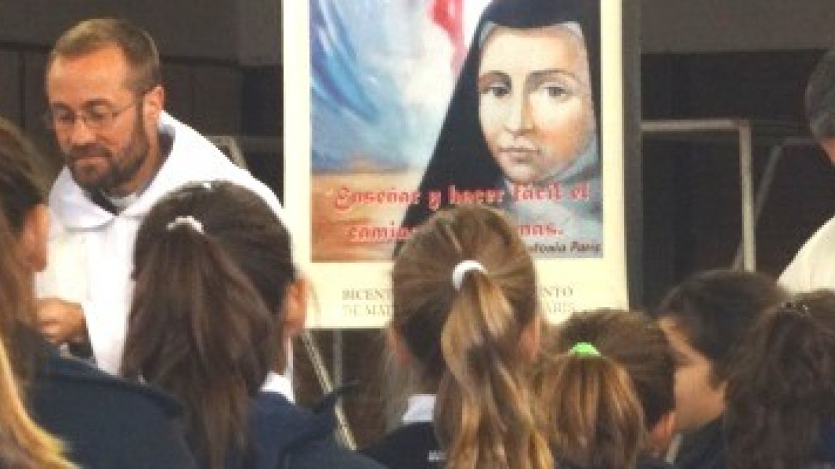 Fiesta de la Madre Paris en un colegio claretiano argentino... ella fue una de tantas fundadoras catalanas del s.XIX