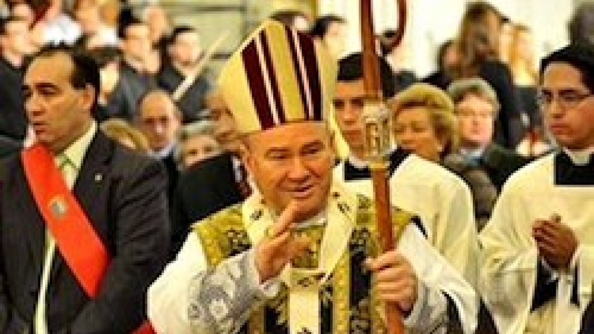 Manuel Ureña, arzobispo de Zaragoza.