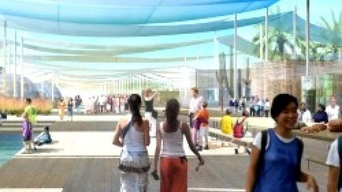 Una recreación de cómo será Expo Milano en 2015