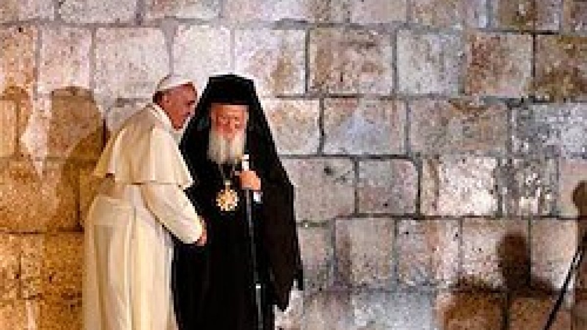 Francisco y Bartolomé en 2014, como Pablo VI y Atenágoras en 1964.