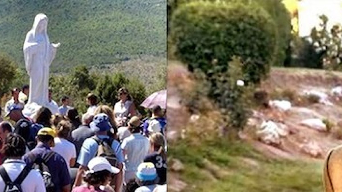 Altozano destaca la importancia de Medjugorje como lugar de peregrinación juvenil masiva.