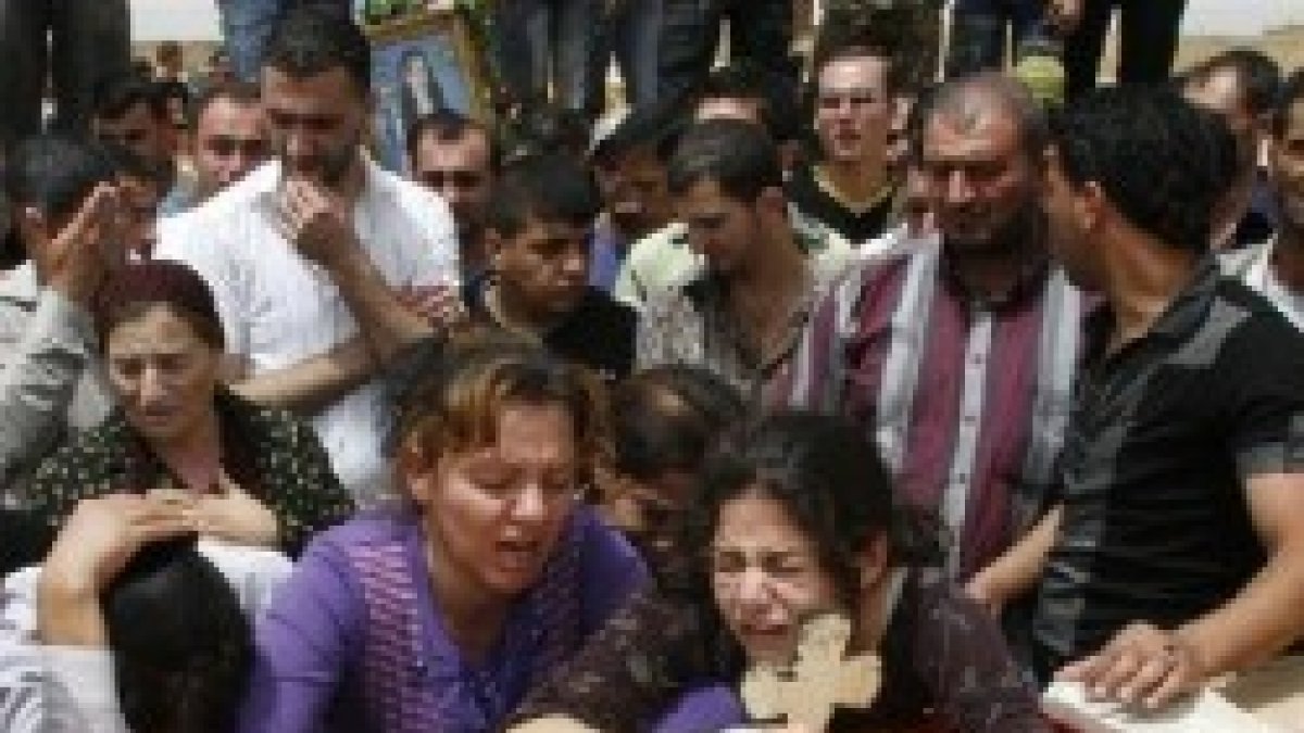 Cristianos de Irak lloran a sus muertos