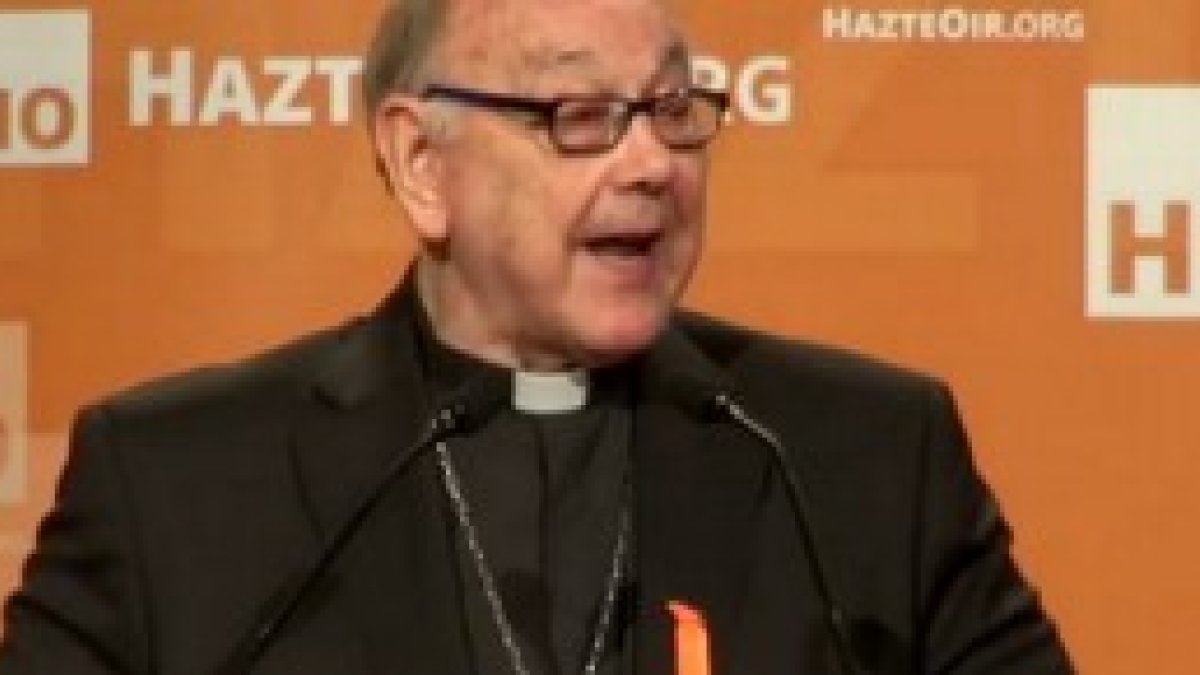 El cardenal Sebastián recibe el Premio HazteOir 2014 por su defensa valiente de la vida y la familia