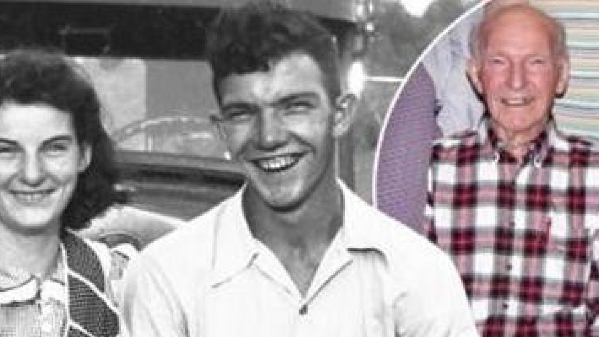 El matrimonio Felumlee, en los años 40 y en 2012... unidos hasta el final