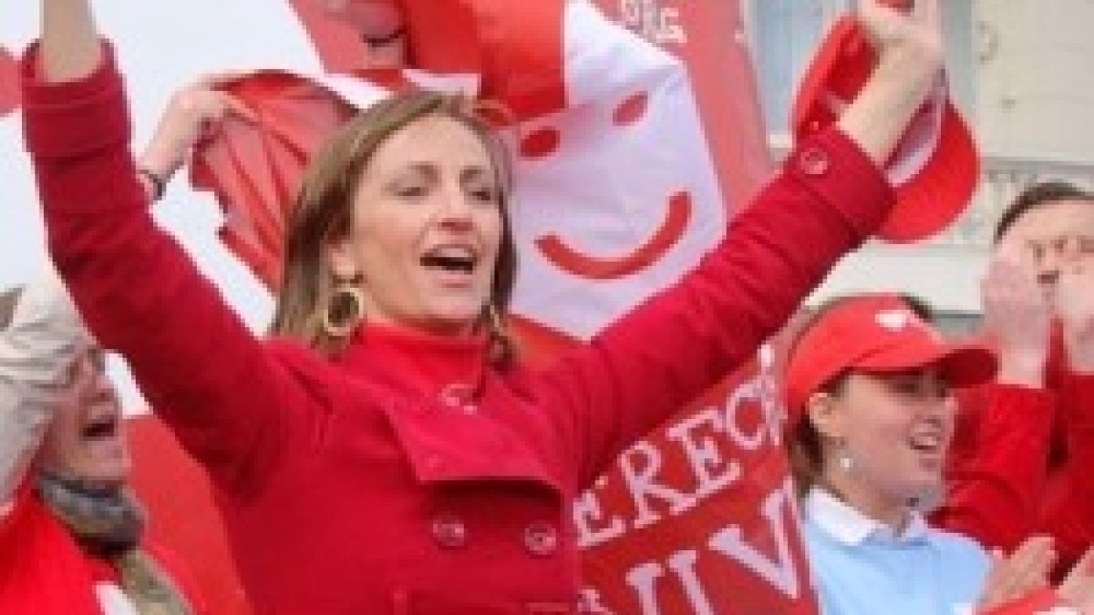 La doctora Gádor Joya en una de las grandes manifestaciones de Derecho a Vivir