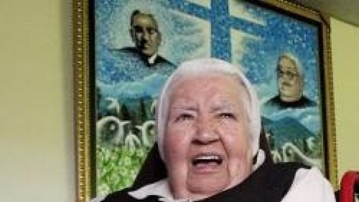 Madre Lucita, foto a los 87 años, recordaba con toda lucidez sus vivencias con monseñor Romero