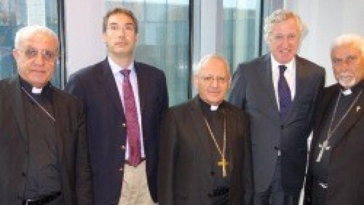 Los obispos iraquíes y sus acompañantes en Bruselas piden que la UE trabaje por la paz en Irak