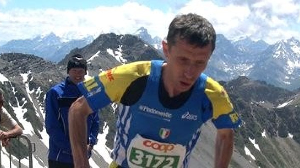 La especialidad de Franco Torresani es correr por las montañas, donde el cielo es amplio y las cumbres hablan de Dios