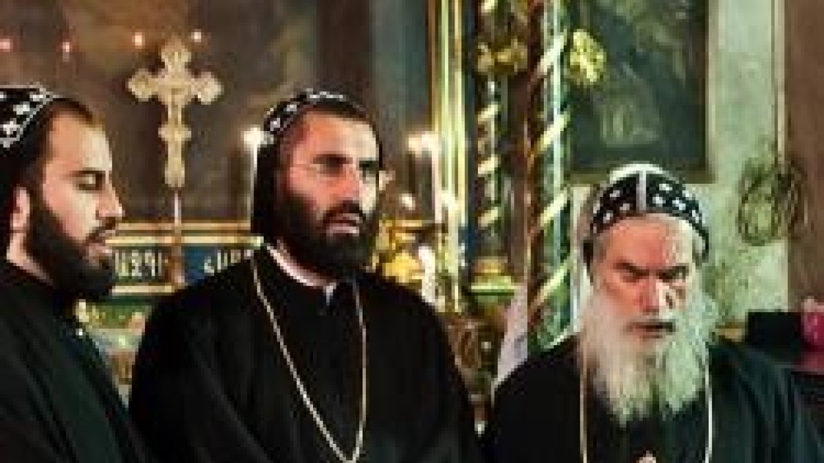 Clérigos siríacos de Mardin, en el sur de Turquía... hay siríacos católicos y también ortodoxos