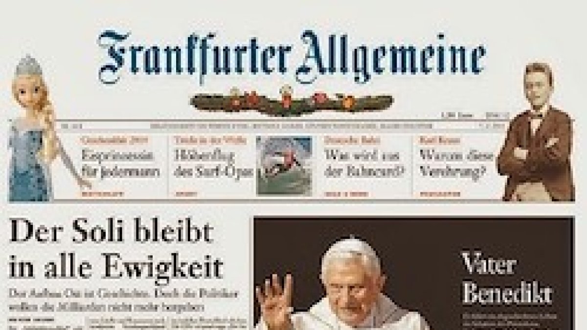 Francisco y Benedicto XVI, La Nación y el Frankfurter Allgemeine: dos entrevistas coincidentes.