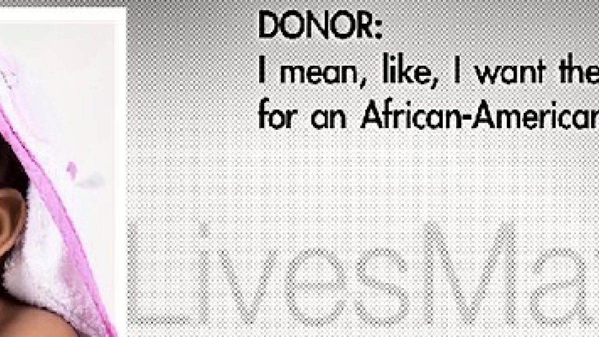 Cuando los abortistas escuchan los argumentos racistas, no tienen objeción en seguir adelante con la donación.
