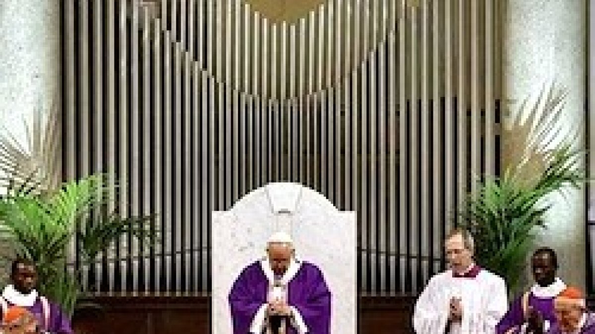 La conmemoración en la misma iglesia que utilizó Pablo VI sirvió a Francisco para confraternizar con la familia espiritual de San Luis Orione.