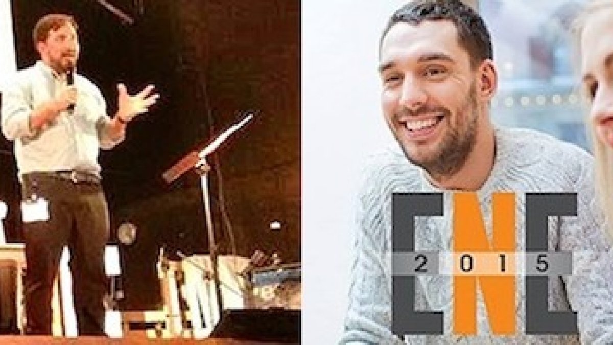 Tote Barrera, durante su intervención en la primera jornada del Encuentro de Nueva Evangelización 2015, que tiene lugar en Astorga.