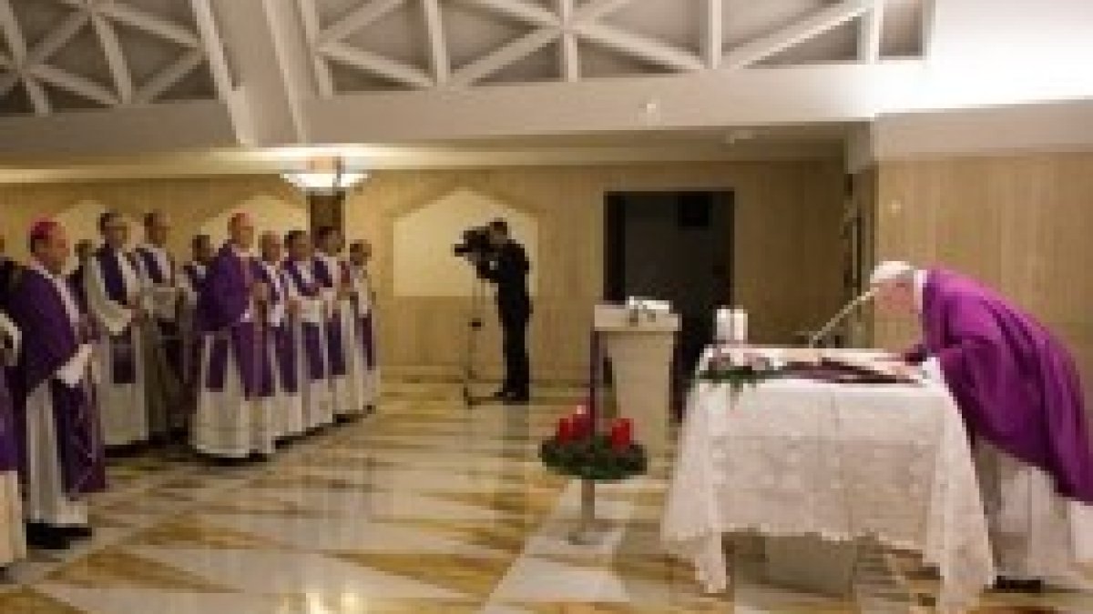 Francisco aprovecha las Escrituras de Cuaresma para exhortar a los fieles en sus homilías matinales de Santa Marta