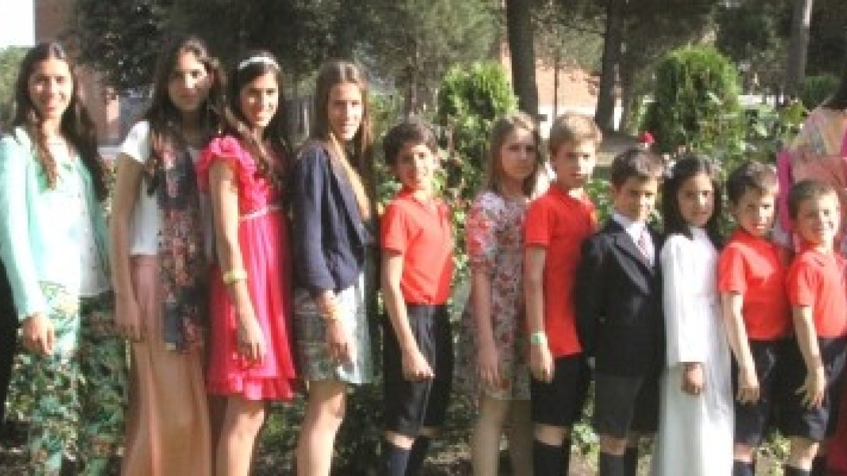 Los Postigo Pich en mayo de 2012, de Primera Comunión