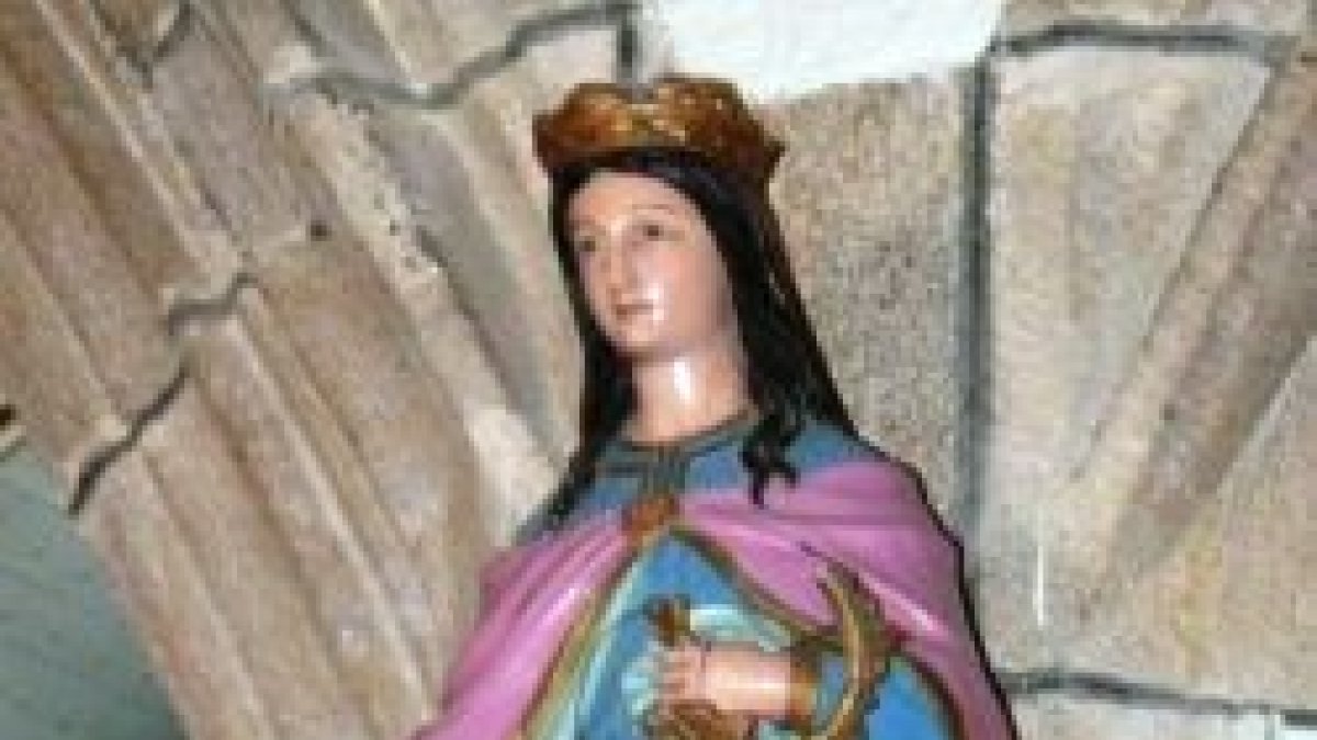 Imagen que se venera en Esquibien.