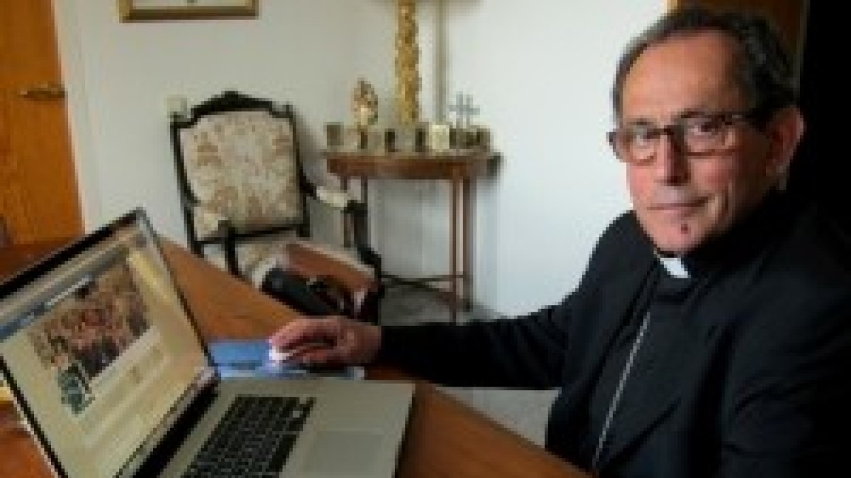 Joaquín María López de Andújar, obispo de Getafe, anfitrión del encuentro