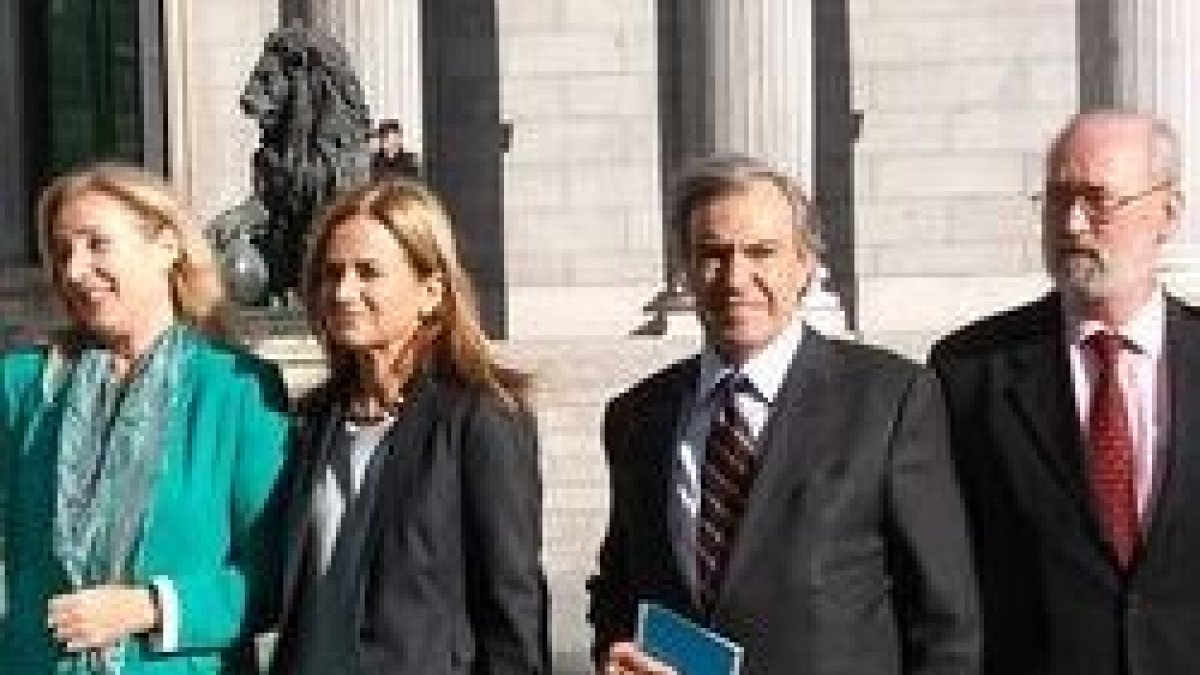 Algunos de los parlamentarios provida del PP que en noviembre apoyaron la Marcha por la Vida