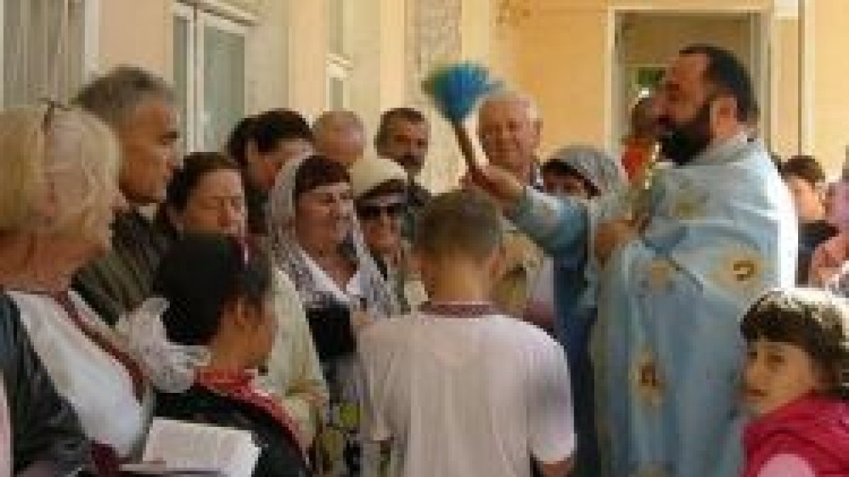 El padre Bohdan Kosteskiy es uno de los párrocos grecocatólicos de Crimea