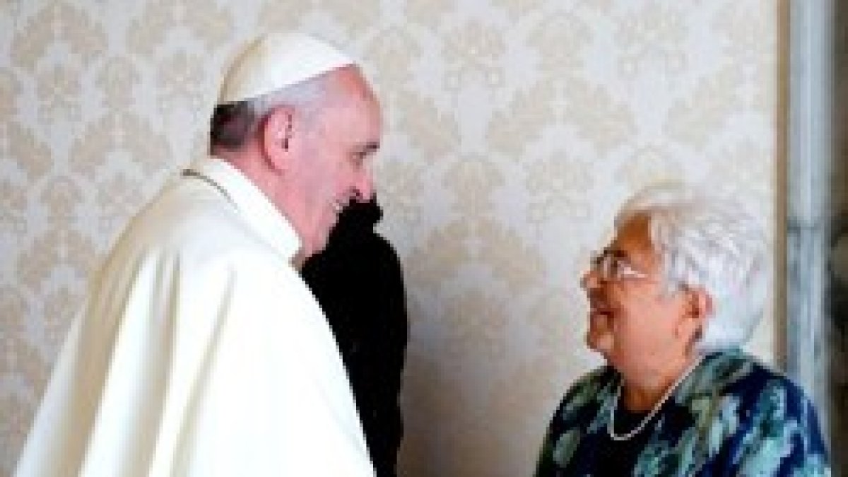 El Papa Francisco con Maria Voce en septiembre