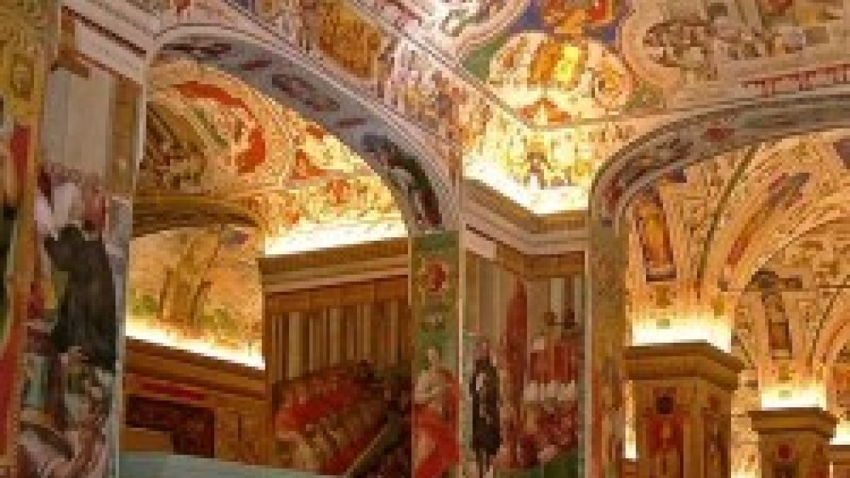 Techos increíbles en los museos vaticanos, y no sólo para los sin techo