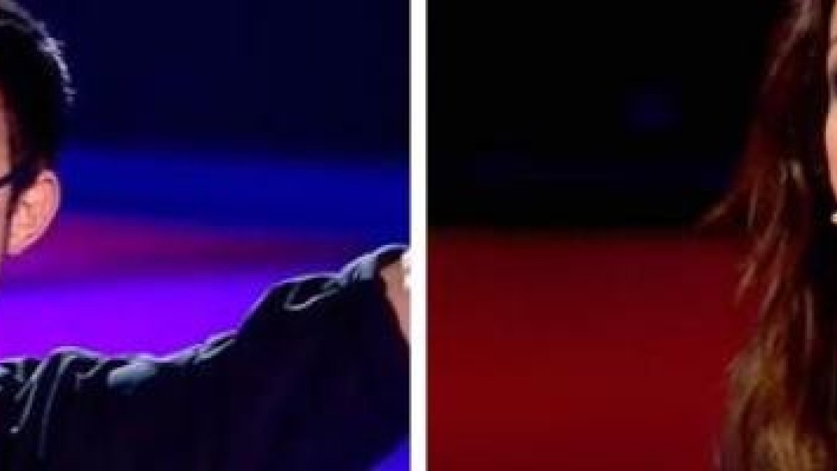 La cantante Malú no puede ocultar su asombro cuando descubre que la voz pertenece a un joven sacerdote, el padre Damián María