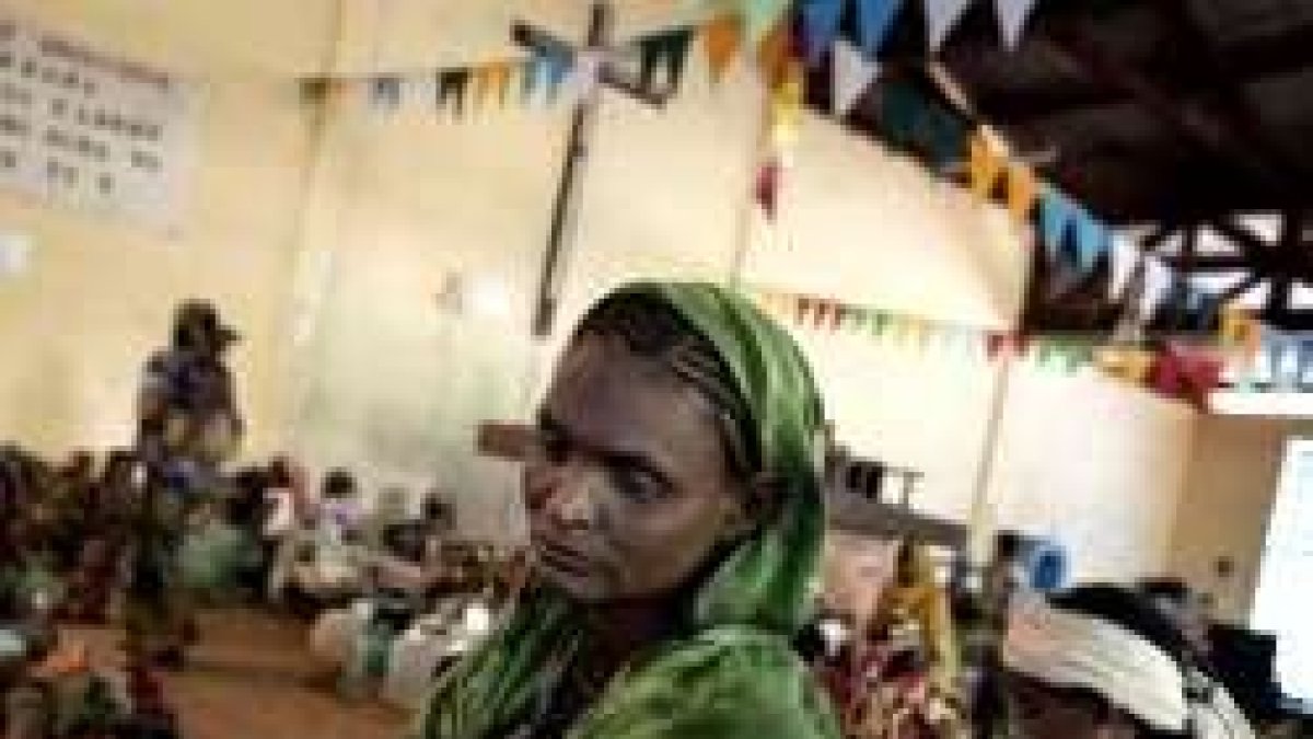 Refugiados en una parroquia centroafricana... hay desplazados que llevan muchos meses en ellas