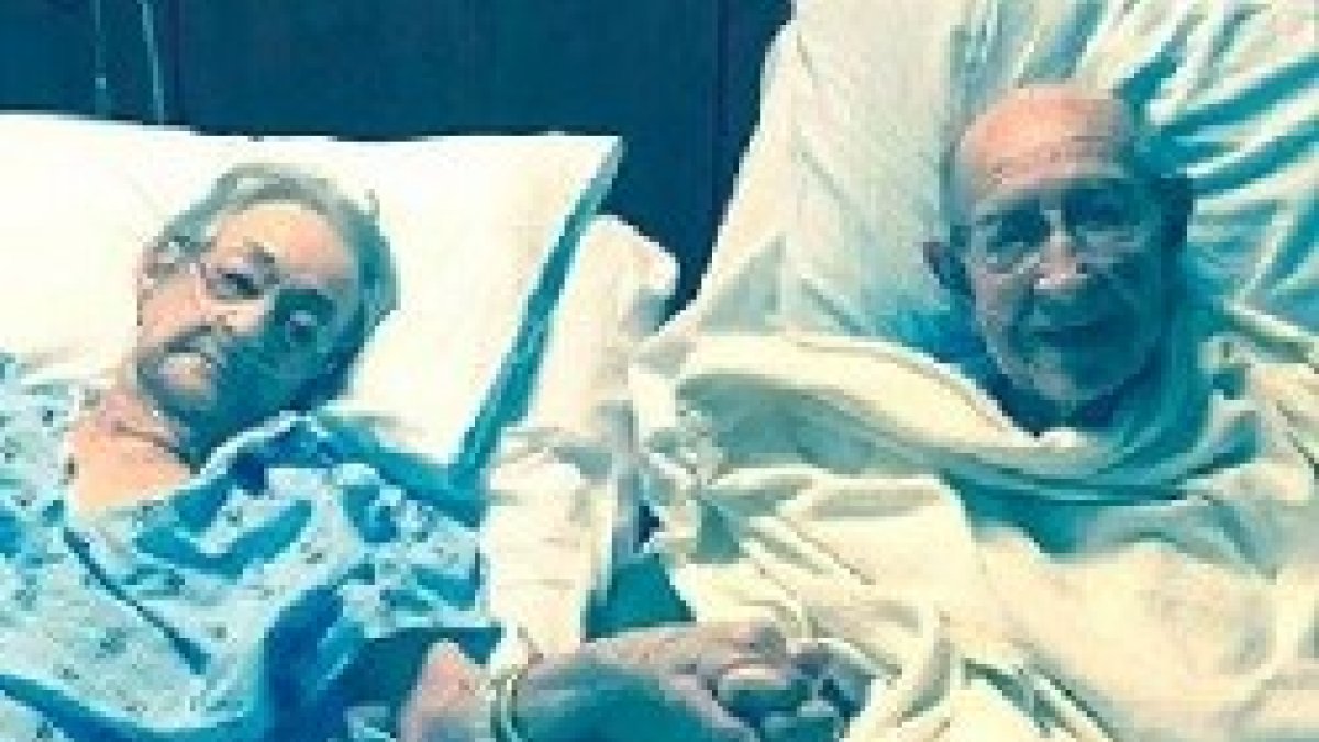 El matrimonio se mantuvo junto también en el hospital