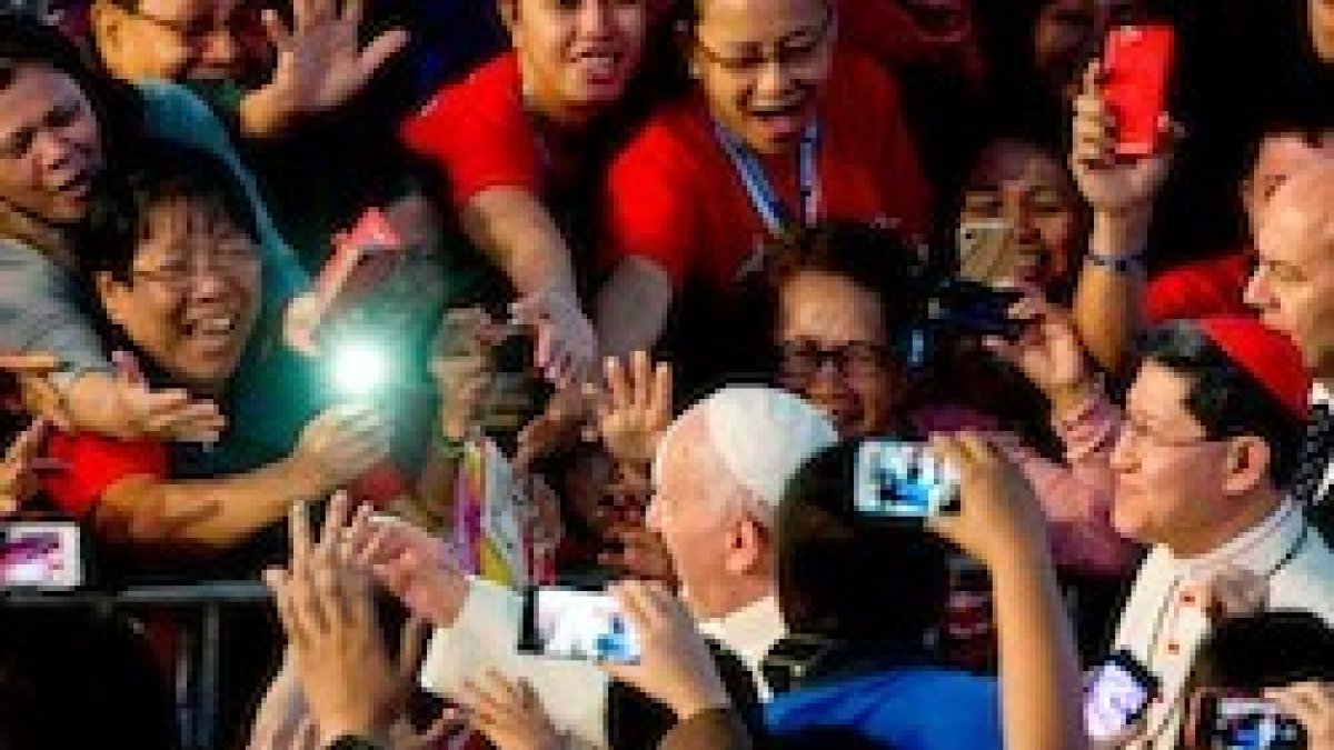 El Papa Francisco, en su reciente viaje a Filipinas