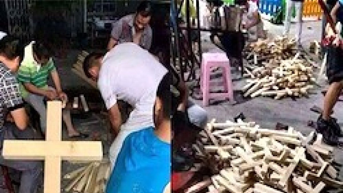 En China hay represión y persecución desde el poder, pero no vergüenza ni respetos humanos en los cristianos.