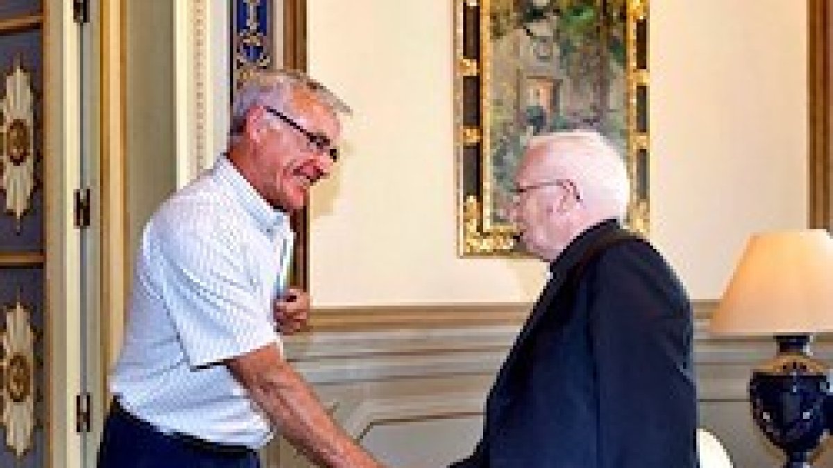 Joan Ribó pertenece a Compromís, una coalición de partidos de extrema izquierda y pancatalanistas. Foto: V. Gutiérrez.