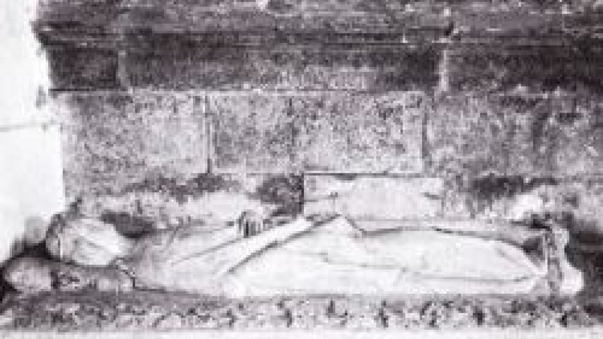 Lápida de Santa Aurelia de Regensburg.