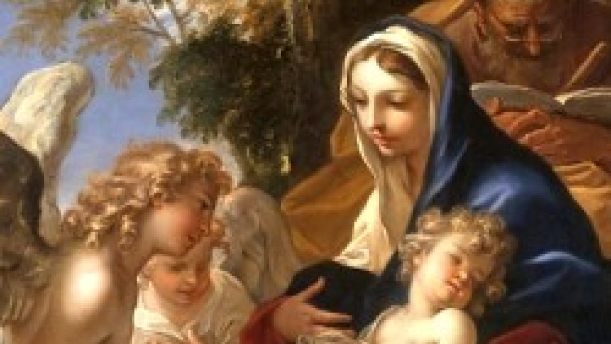 Una Virgen con Niño de Sebastiano Ricci, de principios del siglo XVIII - el Niño rubio causa grave estrés personal a un ciudadano que denuncia al Museo