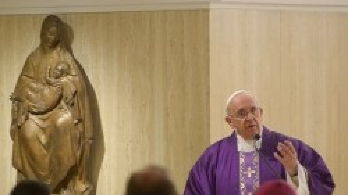 Francisco predica en la Casa Santa Marta sobre los temas de Adviento